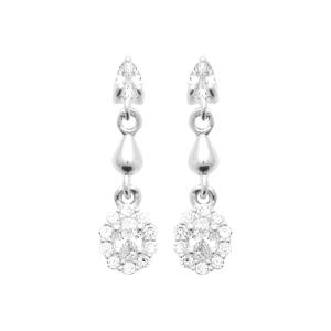 Boucles d’Oreilles ÉLINA – Argent 925 Rhodié