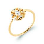 Bague ALTHÉRA – Plaqué Or 750 (3 MIC) & Zirconiums