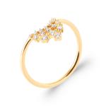 Bague CALYNA – Plaqué Or 750 (3 MIC)
