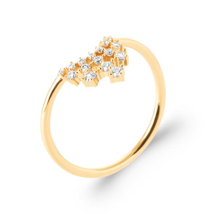 Bague CALYNA – Plaqué Or 750 (3 MIC)