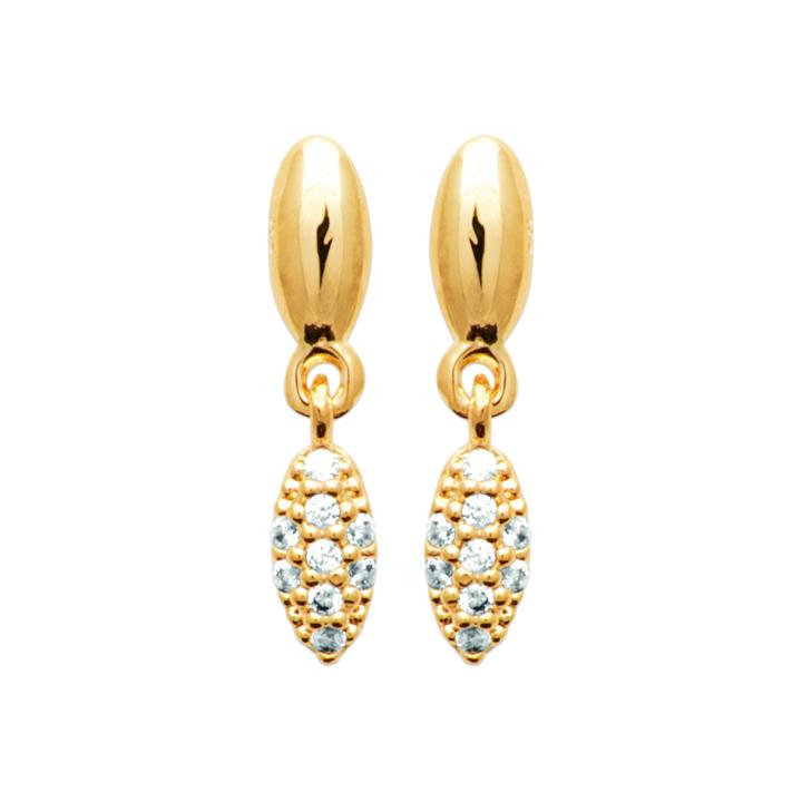 Boucles d’Oreilles LYVÉA – Plaqué Or 750 (3 MIC)
