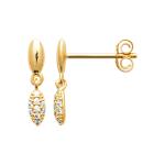 Boucles d’Oreilles LYVÉA – Plaqué Or 750 (3 MIC)
