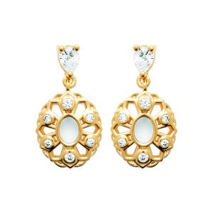 Boucles d’Oreilles ALTHÉRA – Plaqué Or 750 (3 MIC)