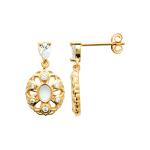 Boucles d’Oreilles ALTHÉRA – Plaqué Or 750 (3 MIC)
