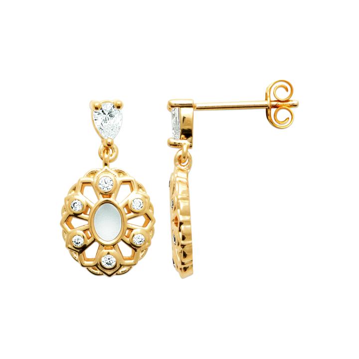 Boucles d’Oreilles ALTHÉRA – Plaqué Or 750 (3 MIC)