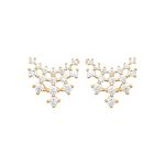 Boucles d’Oreilles CALYNA – Plaqué Or 750 (3 MIC)