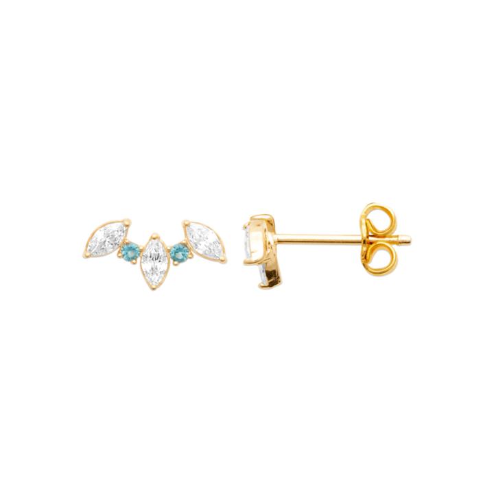 Boucles d’Oreilles ALYSÉA – Plaqué Or 750 (3 MIC)
