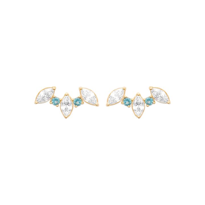 Boucles d’Oreilles ALYSÉA – Plaqué Or 750 (3 MIC)