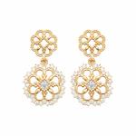 Boucles d’oreilles ORNÉA – Plaqué Or 750 (3 MIC)