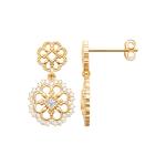 Boucles d’oreilles ORNÉA – Plaqué Or 750 (3 MIC)