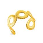 Jonc SOLARA – Acier Inoxydable Doré