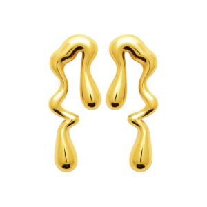Boucles d’oreilles LUMEA – Acier Inoxydable Doré