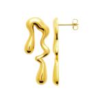 Boucles d’oreilles LUMEA – Acier Inoxydable Doré