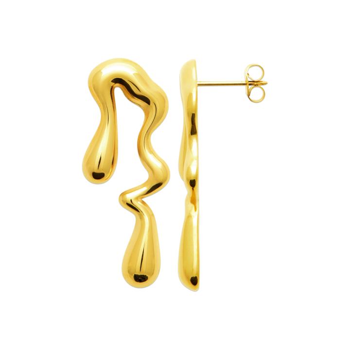 Boucles d’oreilles LUMEA – Acier Inoxydable Doré
