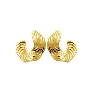 Boucles d’Oreilles VALORA – Acier Inoxydable Doré
