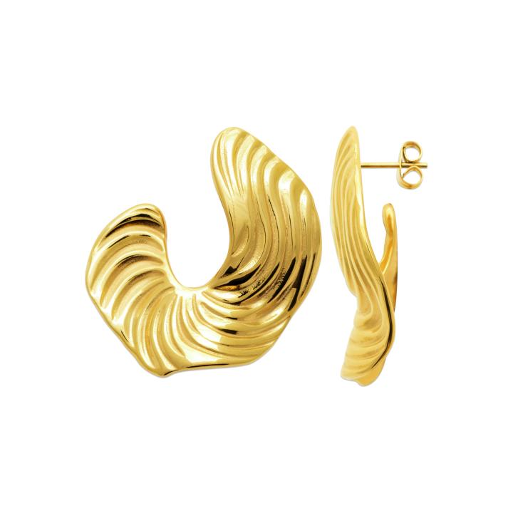 Boucles d’Oreilles VALORA – Acier Inoxydable Doré