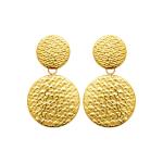 Boucles d’Oreilles AURÉLIA – Acier Inoxydable Doré