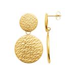 Boucles d’Oreilles AURÉLIA – Acier Inoxydable Doré