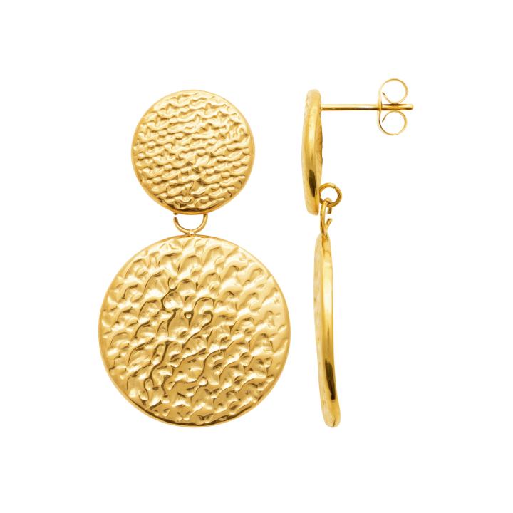 Boucles d’Oreilles AURÉLIA – Acier Inoxydable Doré