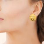 Boucles d’Oreilles ÉLORIA – Acier Inoxydable Doré