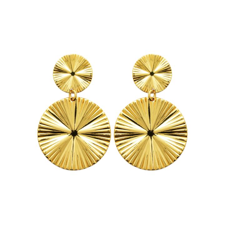Boucles d’Oreilles SOLÉA – Acier Inoxydable Doré