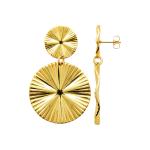 Boucles d’Oreilles SOLÉA – Acier Inoxydable Doré