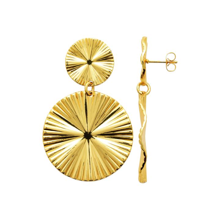 Boucles d’Oreilles SOLÉA – Acier Inoxydable Doré
