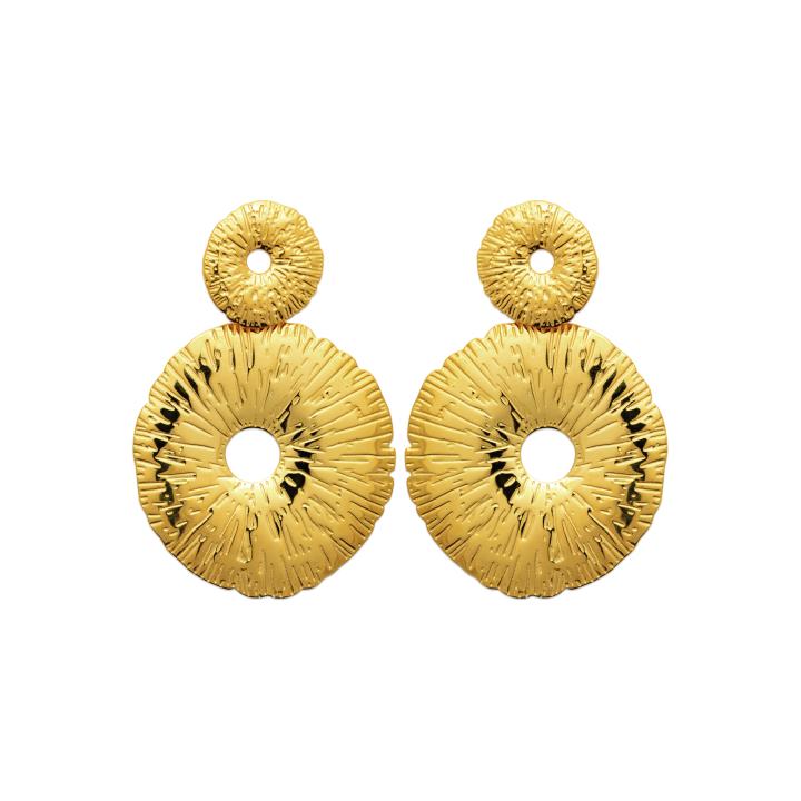 Boucles d’Oreilles AZELYA – Acier Inoxydable Doré