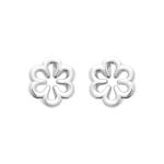 Boucles d’Oreilles CAMÉLIA – Argent 925 Rhodié