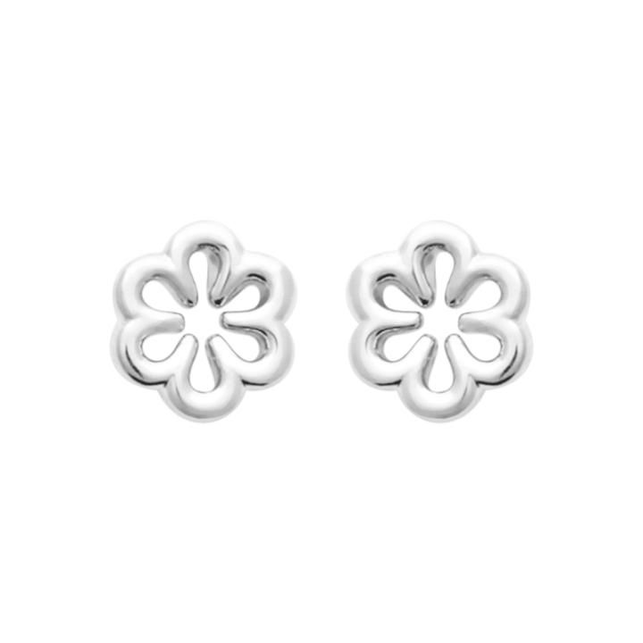 Boucles d’Oreilles CAMÉLIA – Argent 925 Rhodié