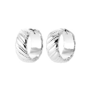 Boucles d’Oreilles LUMEA – Argent 925 Rhodié