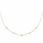 Collier LYVÉA – Plaqué Or 750 (3 MIC) & Zirconiums