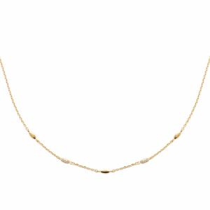 Collier LYVÉA – Plaqué Or 750 (3 MIC) & Zirconiums