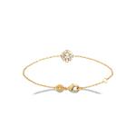 Bracelet ÉLYSIA – Plaqué Or 750 (3 MIC) & Zirconiums