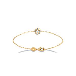 Bracelet ÉLYSIA – Plaqué Or 750 (3 MIC) & Zirconiums