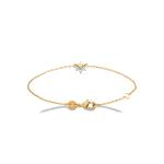 Bracelet SOLYRA – Plaqué Or 750 (3 MIC) & Zirconiums