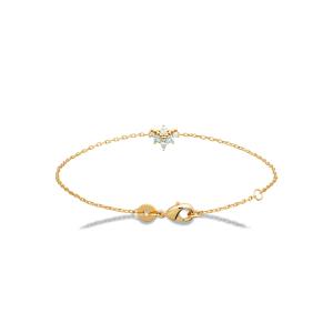 Bracelet SOLYRA – Plaqué Or 750 (3 MIC) & Zirconiums