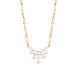 Collier CALYNA – Plaqué Or 750 (3 MIC)