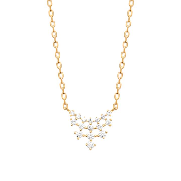 Collier CALYNA – Plaqué Or 750 (3 MIC)