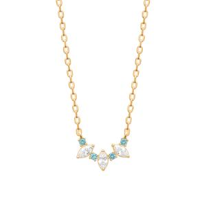 Collier ALYSÉA – Plaqué Or 750 (3 MIC)