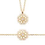 Collier ORNÉA – Plaqué Or 750 (3 MIC) & Zirconiums