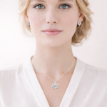 Collier NÛRA – Argent Rhodié & Zirconium