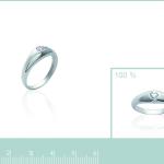 Bague SERIN – Argent 925 Rhodié & Pierre Sertie