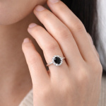 Bague "IPAR" – Argent 925 Rhodié & Éclat de Zirconium